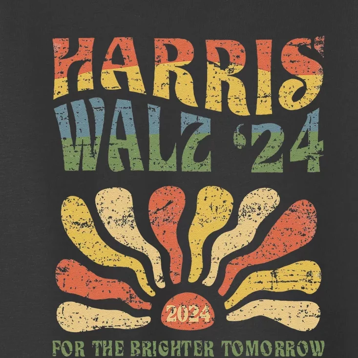 Harris Walz 2024 For President Patriotic Kamala Waltz 2024 Toddler T-Shirt