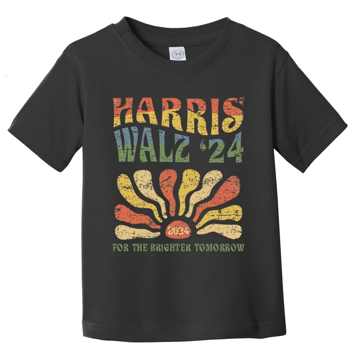 Harris Walz 2024 For President Patriotic Kamala Waltz 2024 Toddler T-Shirt