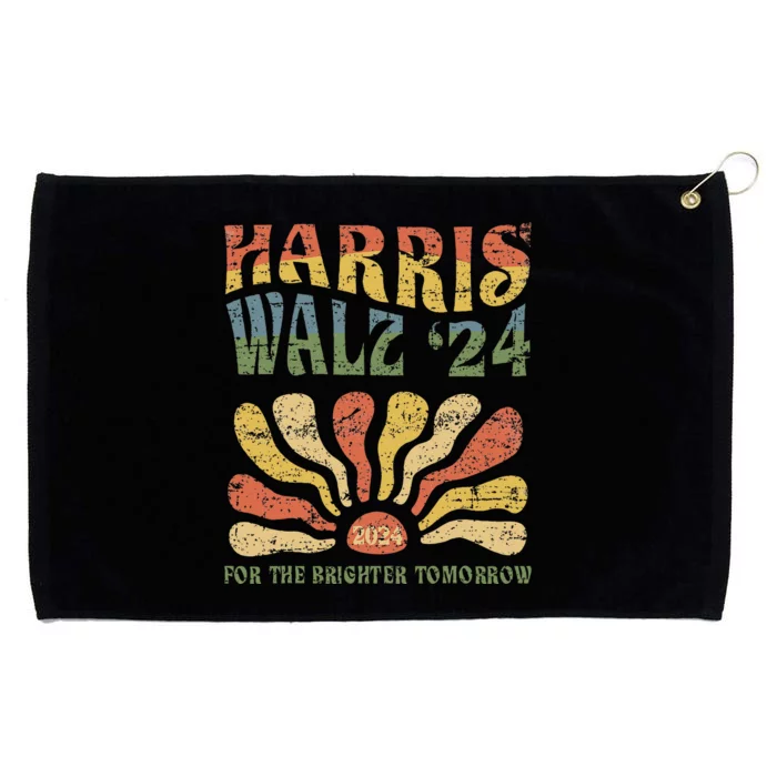 Harris Walz 2024 For President Patriotic Kamala Waltz 2024 Grommeted Golf Towel