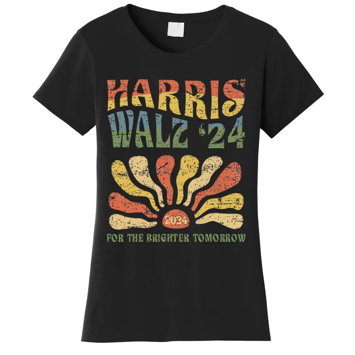 Harris Walz 2024 For President Patriotic Kamala Waltz 2024 Women's T-Shirt