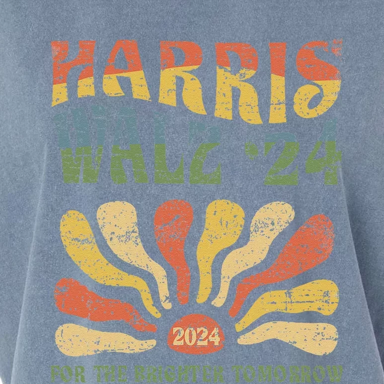 Harris Walz 2024 For President Patriotic Kamala Waltz 2024 Garment-Dyed Women's Muscle Tee