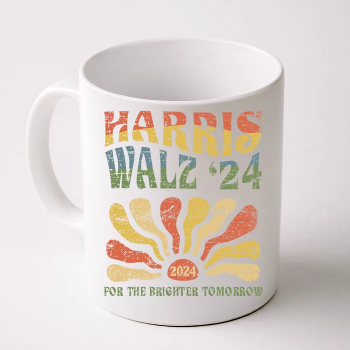 Harris Walz 2024 For President Patriotic Kamala Waltz 2024 Front & Back Coffee Mug