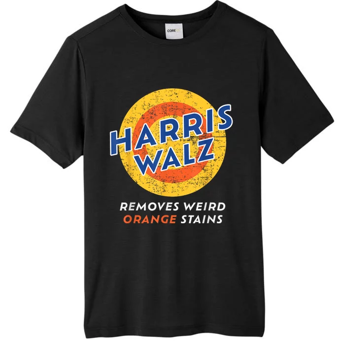 Harris Walz 2024 Waltz Removes Weird Orange Stains ChromaSoft Performance T-Shirt