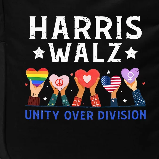 Harris Walz 2024 Unity Over Division Harris Walz 2024 Impact Tech Backpack