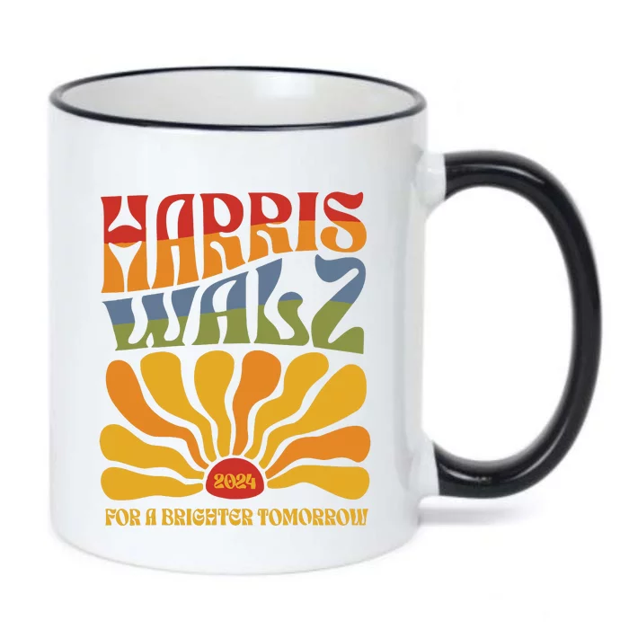 Harris Waltz 2024 Election Kamala Harris Tim Waltz 2024 Black Color Changing Mug