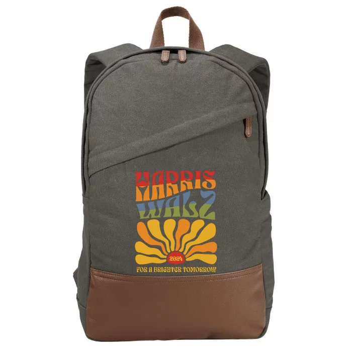 Harris Waltz 2024 Election Kamala Harris Tim Waltz 2024 Cotton Canvas Backpack