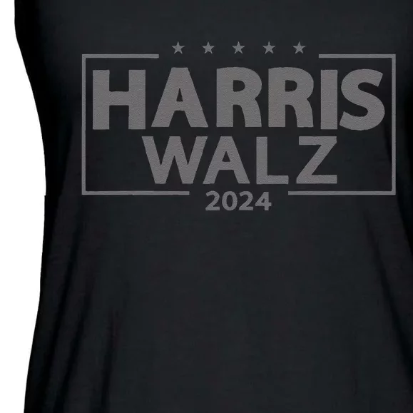 Harris Walz 2024 WeRe Not Going Back Kamala Harris Vp Walz Ladies Essential Flowy Tank