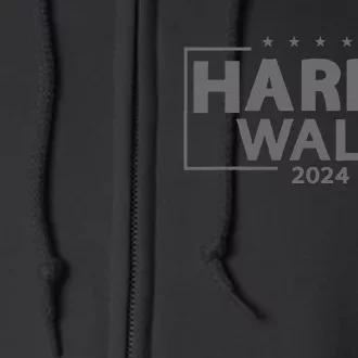 Harris Walz 2024 WeRe Not Going Back Kamala Harris Vp Walz Full Zip Hoodie