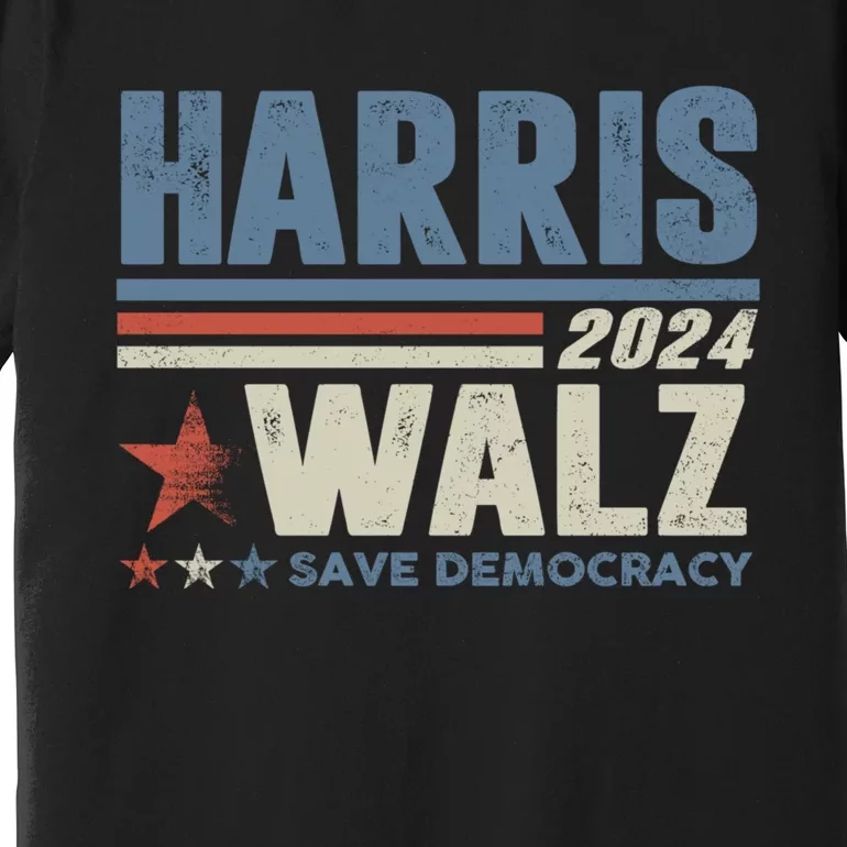 Harris Waltz 2024 Election Kamala Harris Tim Waltz 2024 Premium T-Shirt