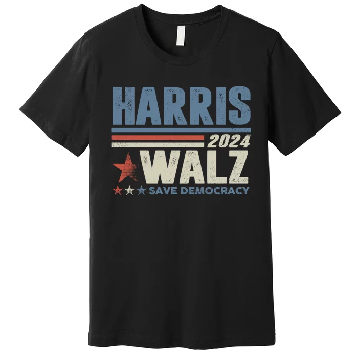 Harris Waltz 2024 Election Kamala Harris Tim Waltz 2024 Premium T-Shirt