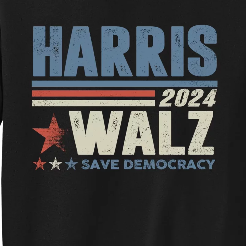 Harris Waltz 2024 Election Kamala Harris Tim Waltz 2024 Tall Sweatshirt