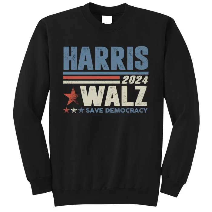 Harris Waltz 2024 Election Kamala Harris Tim Waltz 2024 Tall Sweatshirt