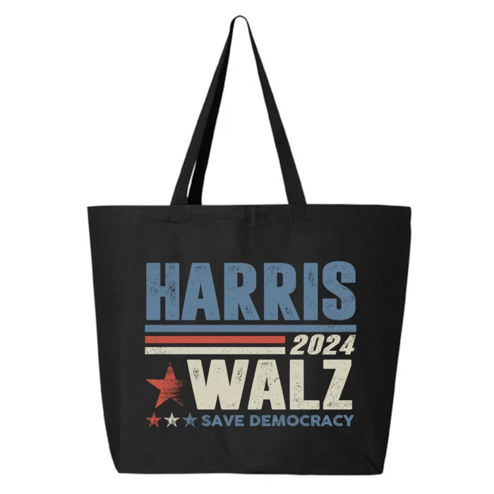 Harris Waltz 2024 Election Kamala Harris Tim Waltz 2024 25L Jumbo Tote