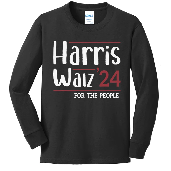 Harris Walz 2024 Harris Waltz 2024 Kids Long Sleeve Shirt