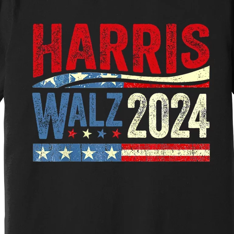 Harris Waltz 2024 Election Kamala Harris Tim Waltz 2024 Premium T-Shirt