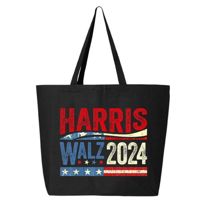 Harris Waltz 2024 Election Kamala Harris Tim Waltz 2024 25L Jumbo Tote