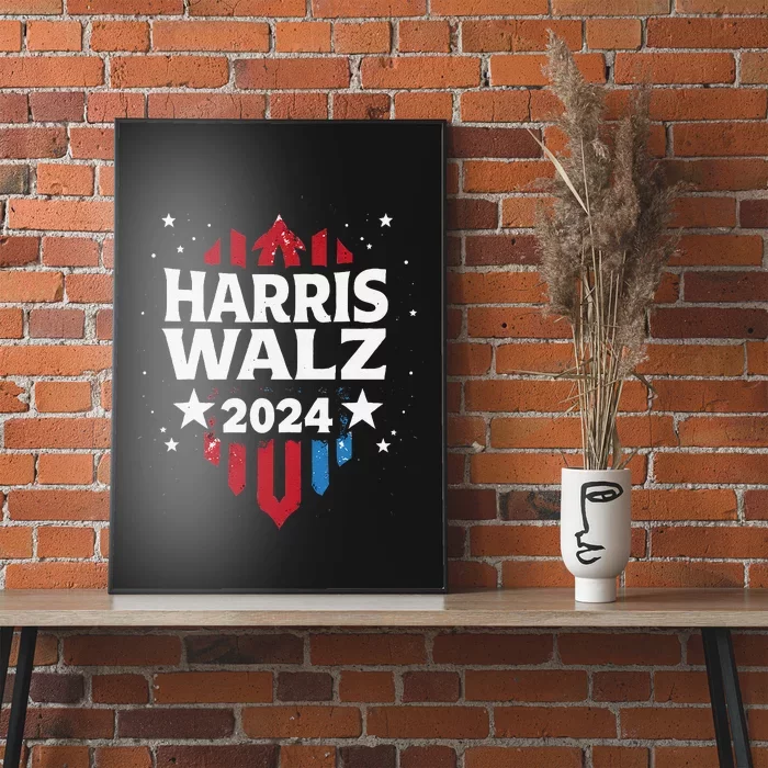 Harris Walz 2024 Kamala Harris Tom Walz Poster