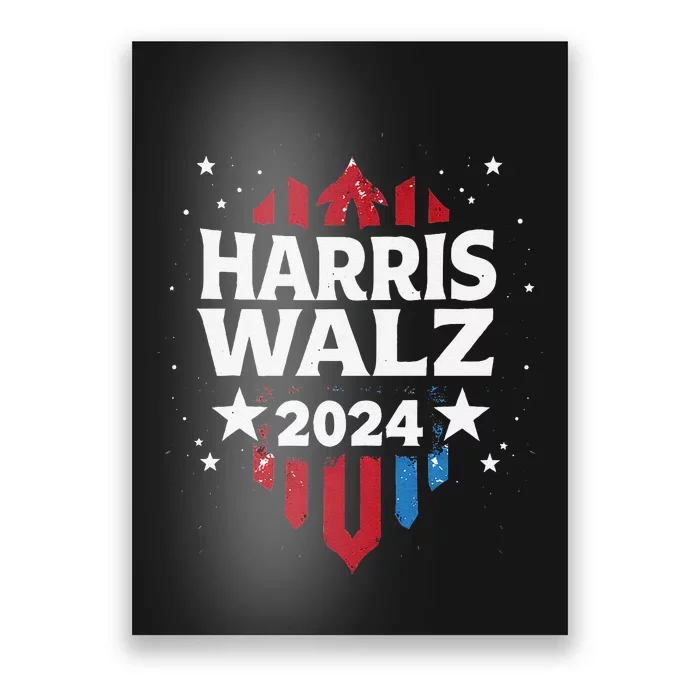 Harris Walz 2024 Kamala Harris Tom Walz Poster