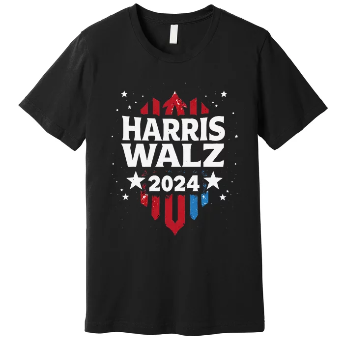 Harris Walz 2024 Kamala Harris Tom Walz Premium T-Shirt