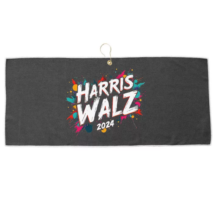 Harris Waltz 2024 Colorful Event Large Microfiber Waffle Golf Towel