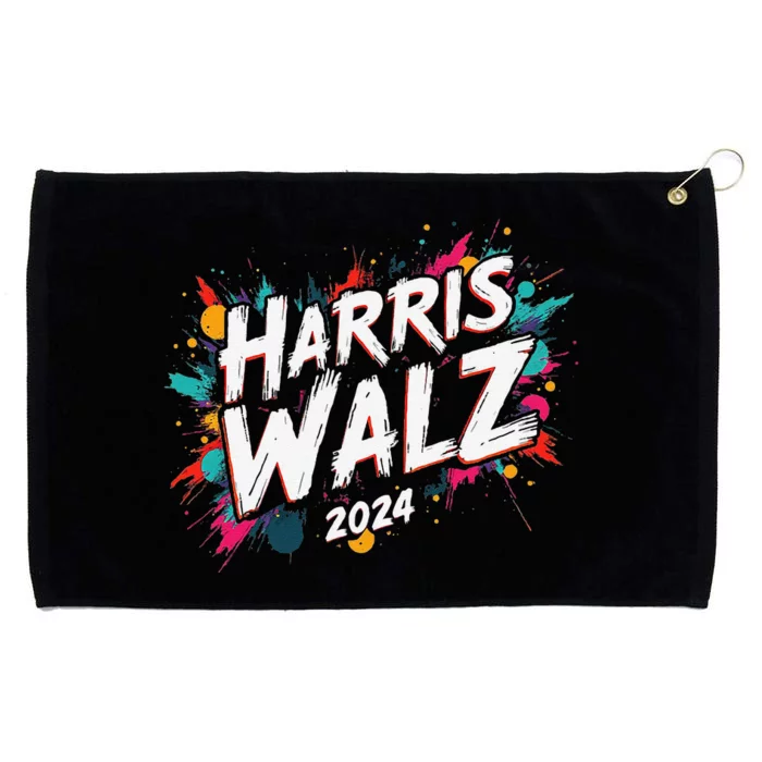 Harris Waltz 2024 Colorful Event Grommeted Golf Towel