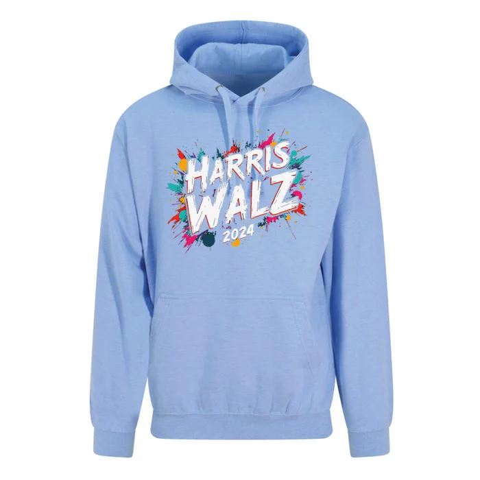 Harris Waltz 2024 Colorful Event Unisex Surf Hoodie