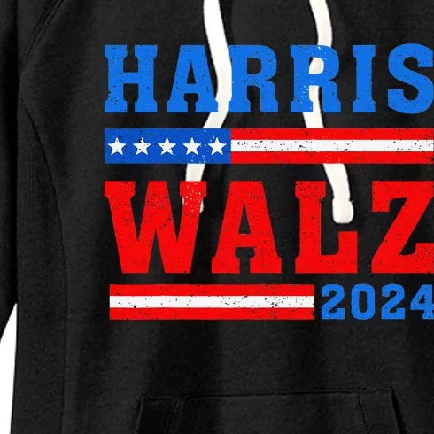 Harris Walz 2024 Tim Walz Kamala Harris Vp 47th President Women's Fleece Hoodie