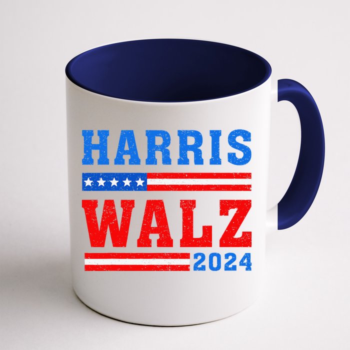 Harris Walz 2024 Tim Walz Kamala Harris Vp 47th President Front & Back Coffee Mug