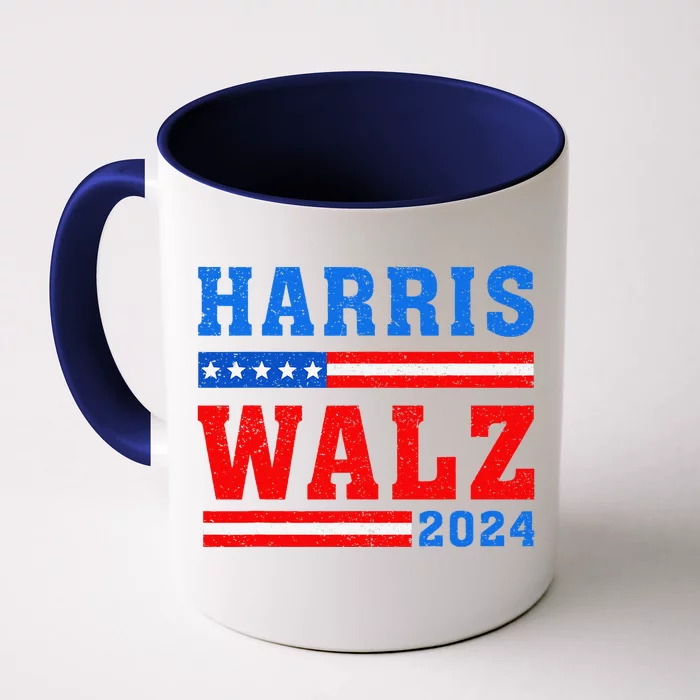 Harris Walz 2024 Tim Walz Kamala Harris Vp 47th President Front & Back Coffee Mug