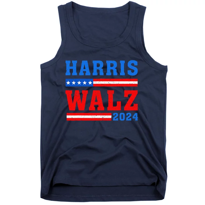 Harris Walz 2024 Tim Walz Kamala Harris Vp 47th President Tank Top