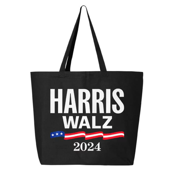 Harris Walz 2024 President Vp Waltz Kamala Harris Tim Walz Premium 25L Jumbo Tote