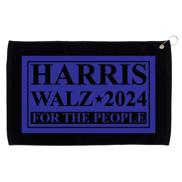 Harris Walz 2024 For The People Grommeted Golf Towel