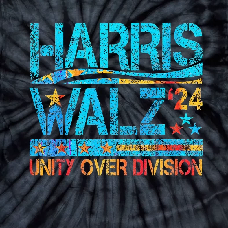 Harris Waltz 2024 Unity Over Division Tie-Dye T-Shirt