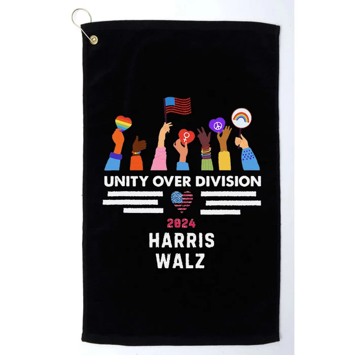 Harris Waltz 2024 Unity Over Division Platinum Collection Golf Towel