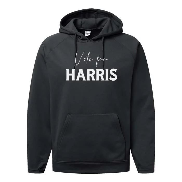 Harris Walz 2024 Campaign Voting Supporter President Vp Performance Fleece Hoodie