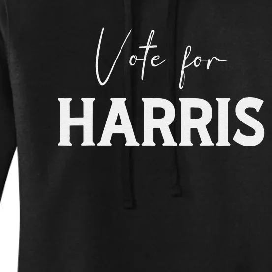 Harris Walz 2024 Campaign Voting Supporter President Vp Women's Pullover Hoodie