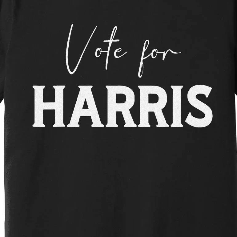 Harris Walz 2024 Campaign Voting Supporter President Vp Premium T-Shirt