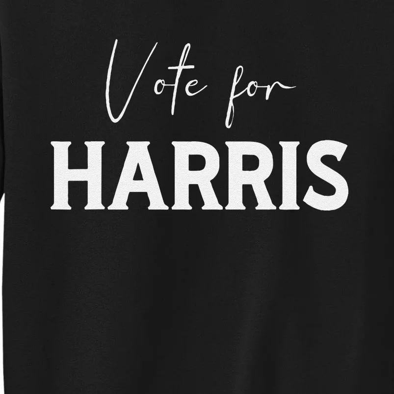 Harris Walz 2024 Campaign Voting Supporter President Vp Tall Sweatshirt