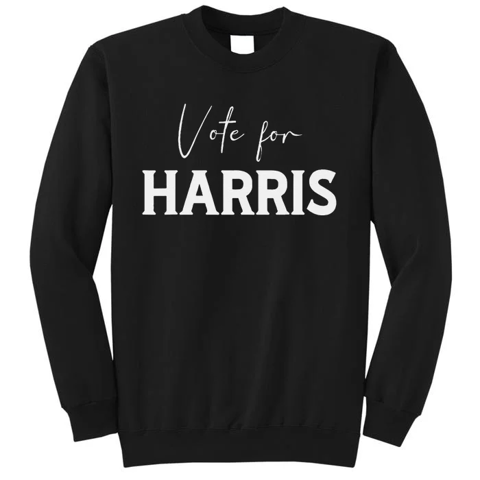 Harris Walz 2024 Campaign Voting Supporter President Vp Tall Sweatshirt