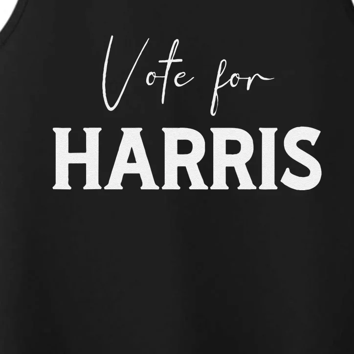 Harris Walz 2024 Campaign Voting Supporter President Vp Performance Tank