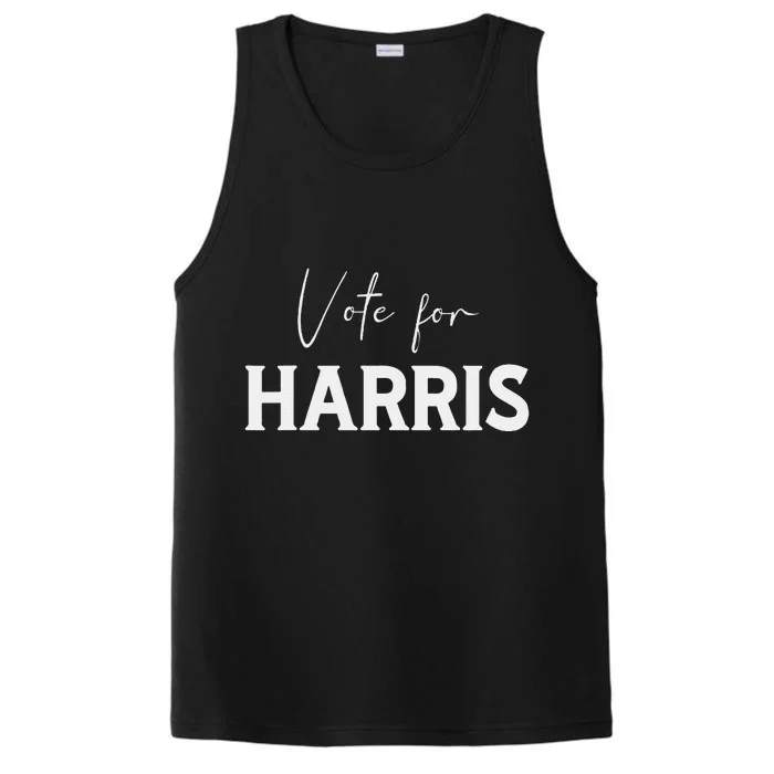 Harris Walz 2024 Campaign Voting Supporter President Vp Performance Tank