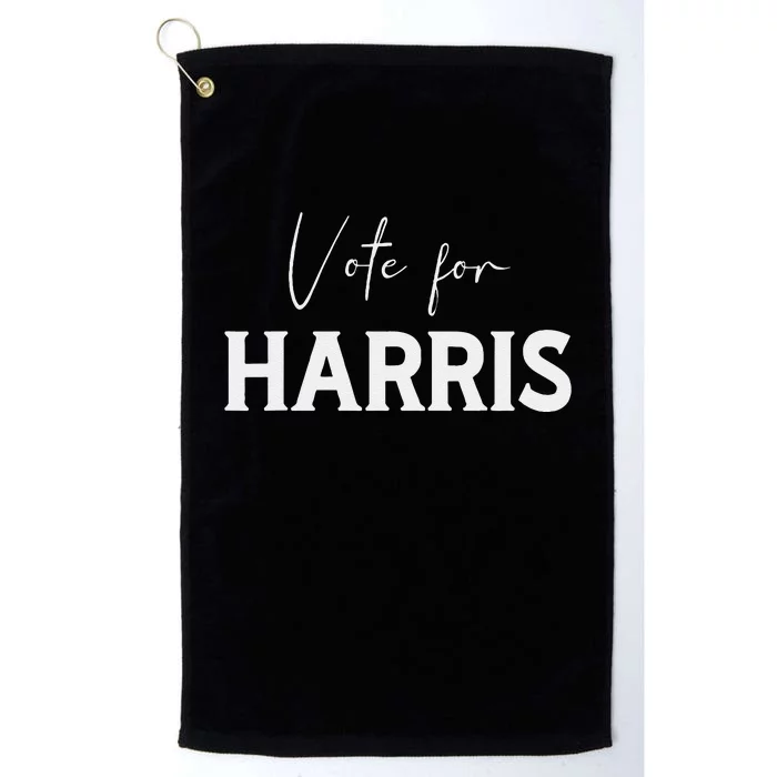 Harris Walz 2024 Campaign Voting Supporter President Vp Platinum Collection Golf Towel