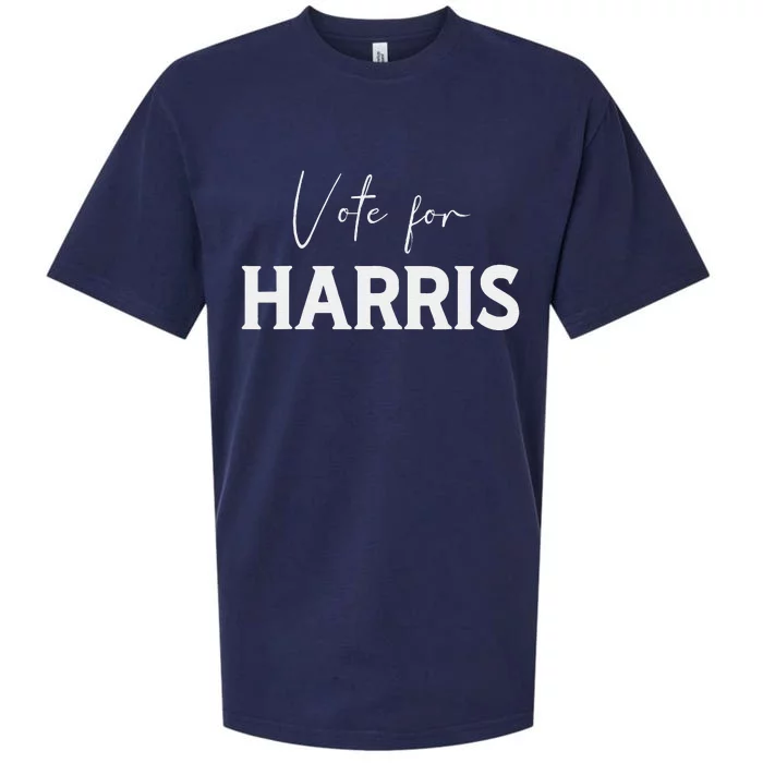 Harris Walz 2024 Campaign Voting Supporter President Vp Sueded Cloud Jersey T-Shirt