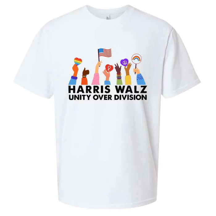 Harris Waltz 2024 Unity Over Division Sueded Cloud Jersey T-Shirt