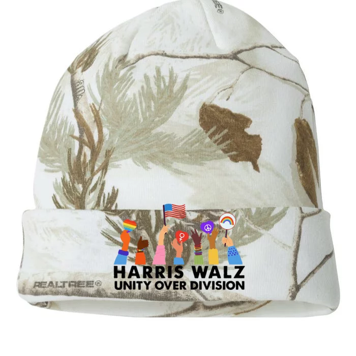 Harris Waltz 2024 Unity Over Division Kati - 12in Camo Beanie