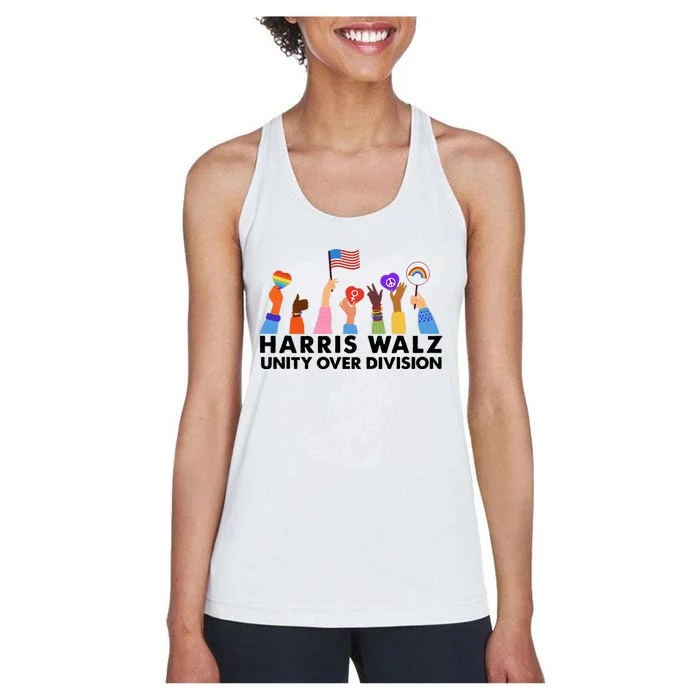 Harris Waltz 2024 Unity Over Division Women's Racerback Tank