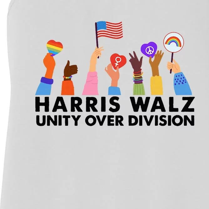 Harris Waltz 2024 Unity Over Division Women's Racerback Tank