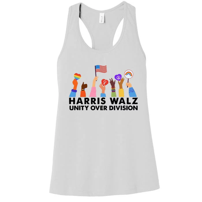 Harris Waltz 2024 Unity Over Division Women's Racerback Tank