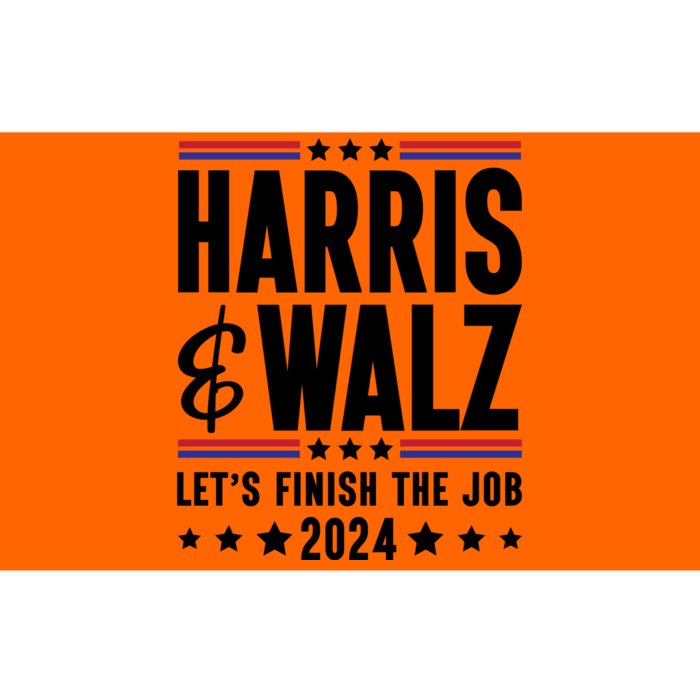 Harris Walz 2024 Let's Finish The Job Bumper Sticker