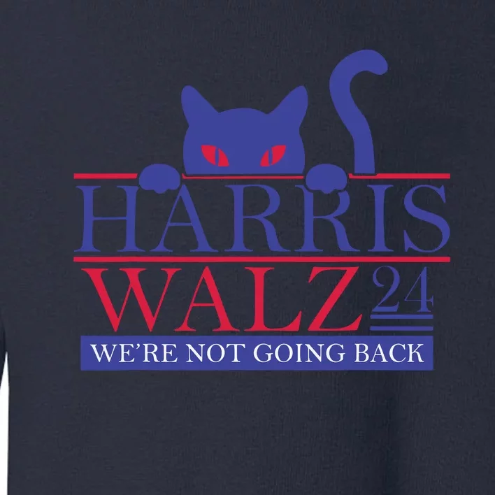 Harris Waltz 2024 Election Kamala Harris Tim Waltz 2024 Toddler Sweatshirt